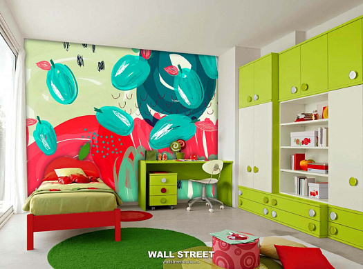 Фотообои в интерьере артикул Fresh 25, FRESH, Wall street