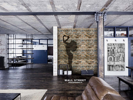 Фотообои в интерьере артикул podLOFT 21, podLOFT, Wall street